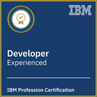 Badge IBM Developer Profession Level 2